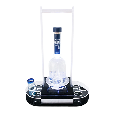 Bottle and Glass Display